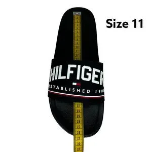 Tommy Hilfiger Mens Eldin Slide Sandals Size 10-11 Black Lightweight Comfortable Tommy Hilfiger | Shoes | Tommy Hilfiger Mens Eldin Slide  main image 2